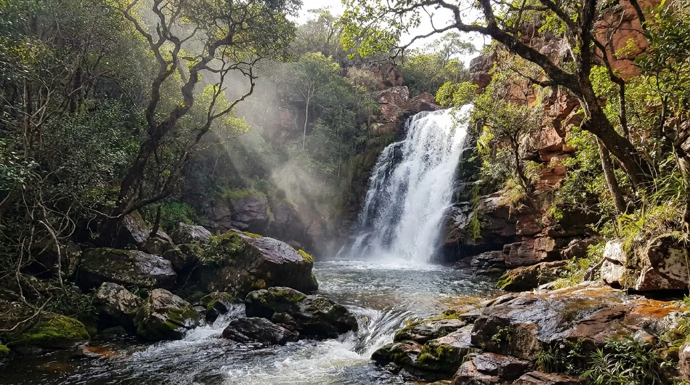 Cach do Cristo — cachoeira em Goias, Brasil