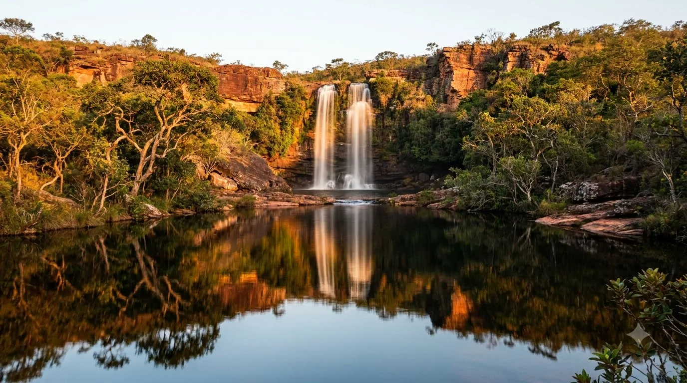 Cachoeira da Meia Lua — cachoeira em Goias, Brasil