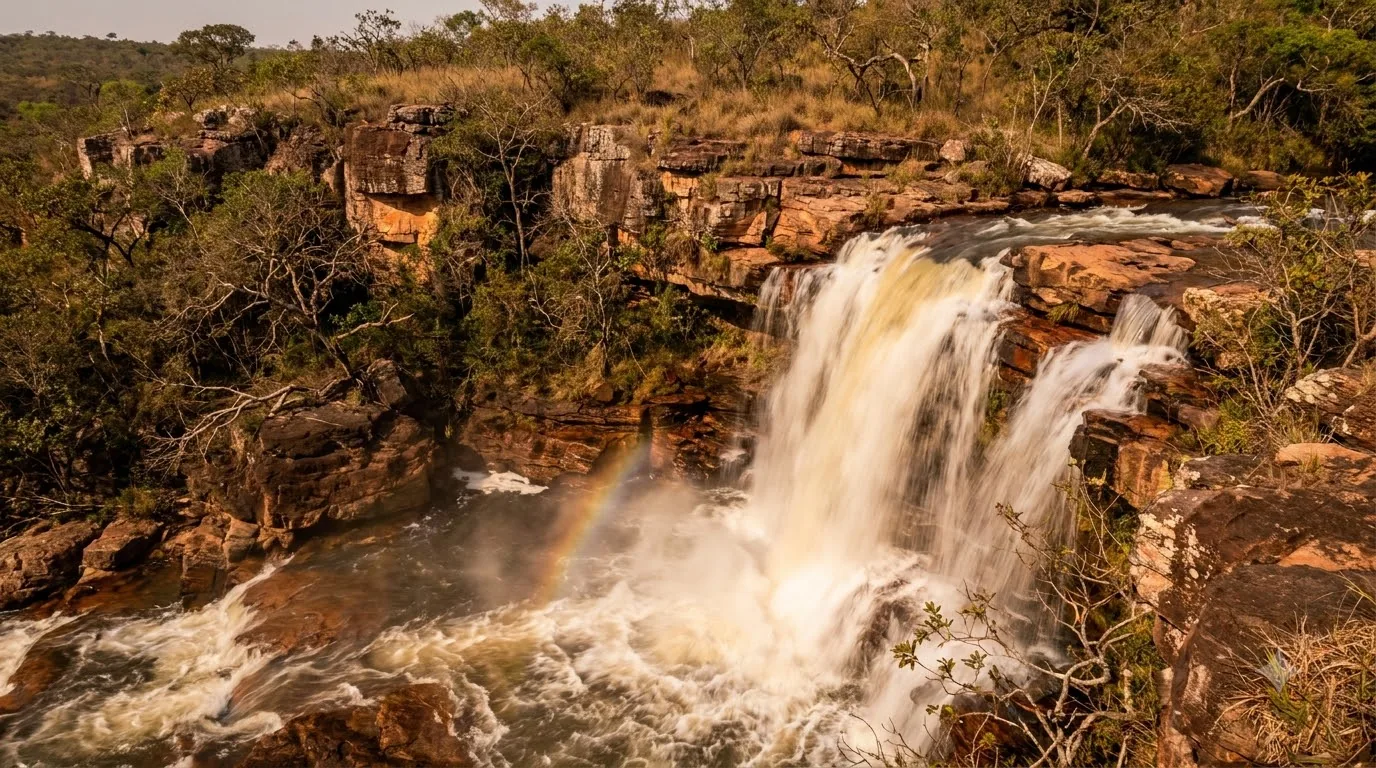 Cachoeira Rei do Prata — cachoeira em Goias, Brasil