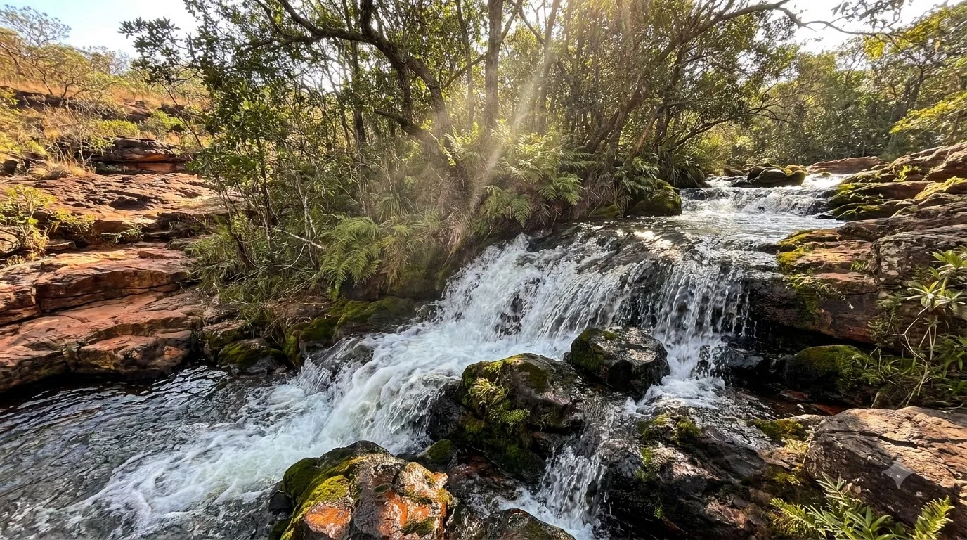 Corredeiras dos Cristais — cachoeira em Goias, Brasil