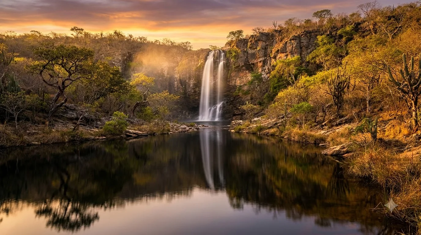 Fonte do Céu — cachoeira em Bahia, Brasil