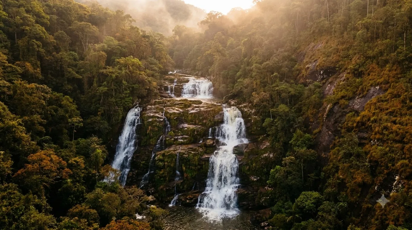 Jequitiba — cachoeira em Rio de Jeneiro, Brasil