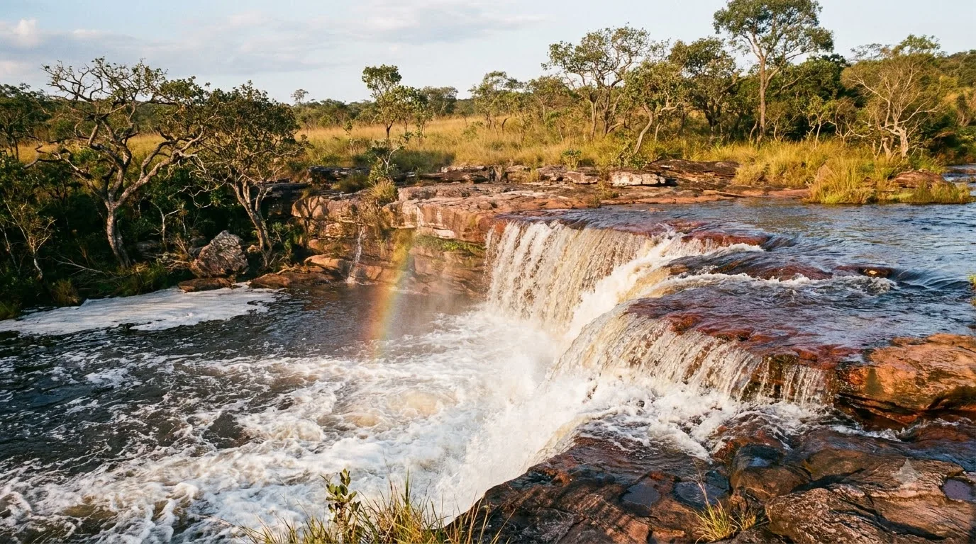 Lajes — cachoeira em Goias, Brasil