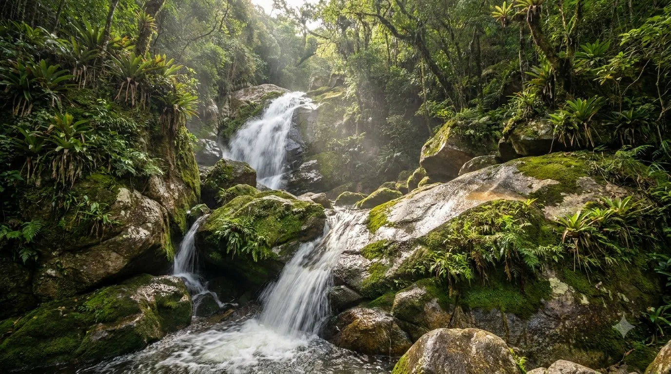 Meninas — cachoeira em Rio de Jeneiro, Brasil