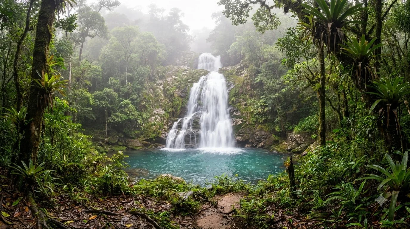 Poço Azul — cachoeira em Espirito Santo, Brasil