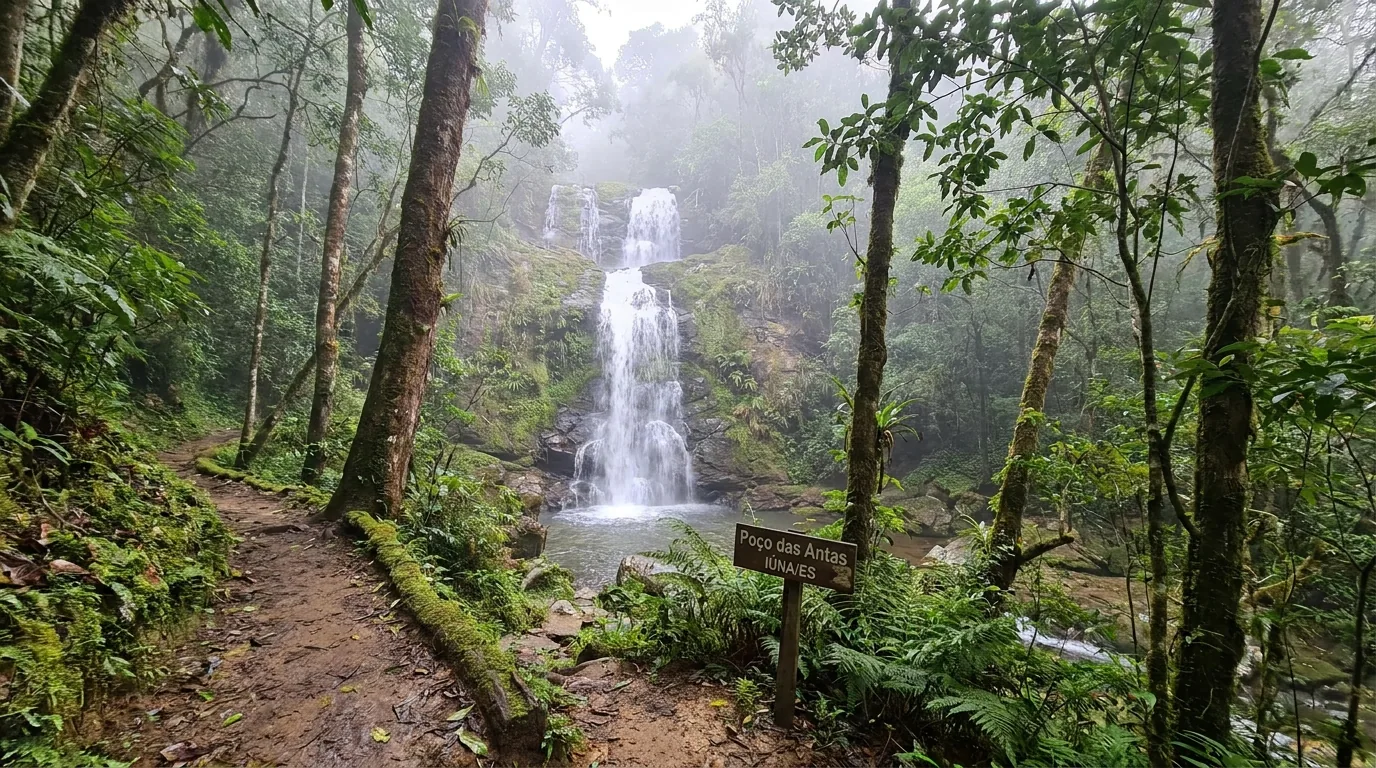 Poço das Antas IÚNA/ES — cachoeira em Espirito Santo, Brasil
