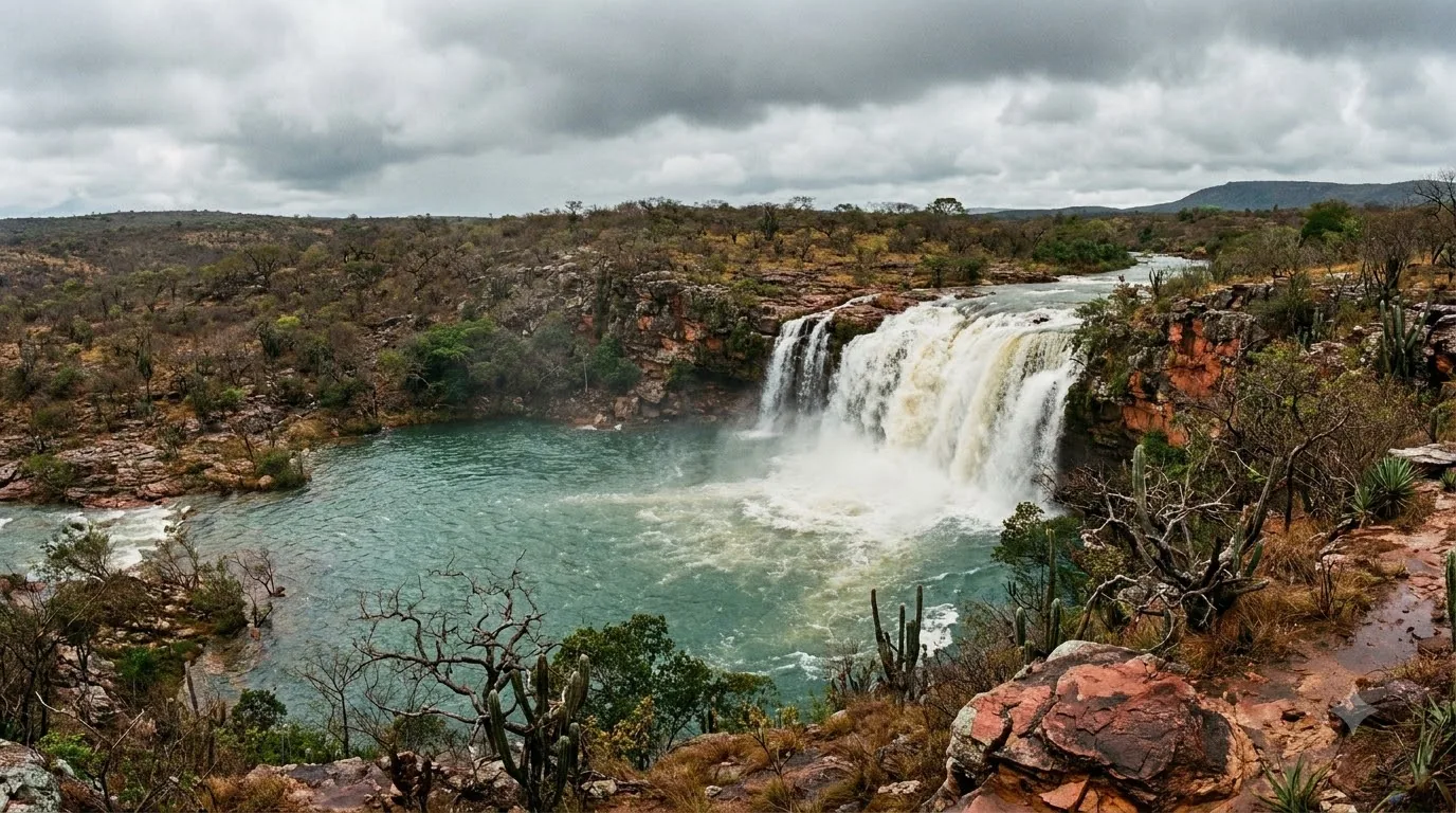 Ribeirão do Meio — cachoeira em Bahia, Brasil