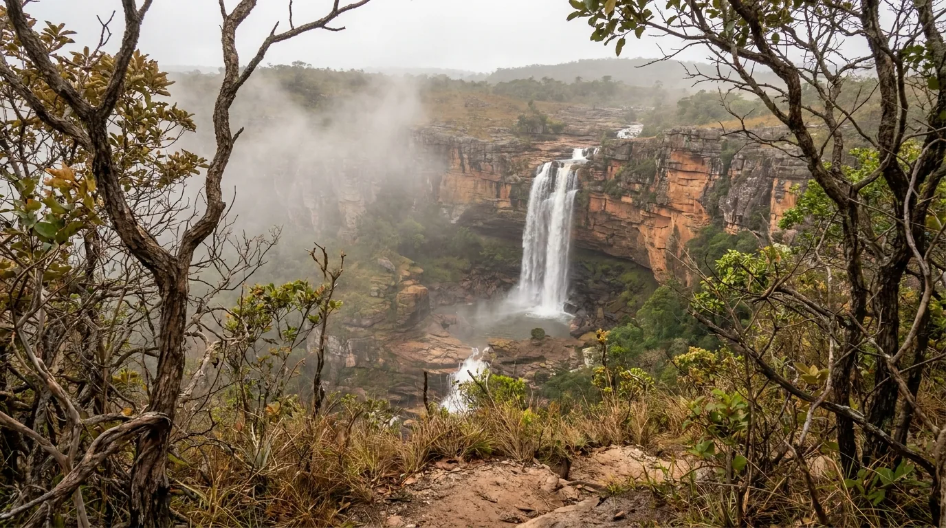 Salto Paraguassú — cachoeira em Goias, Brasil