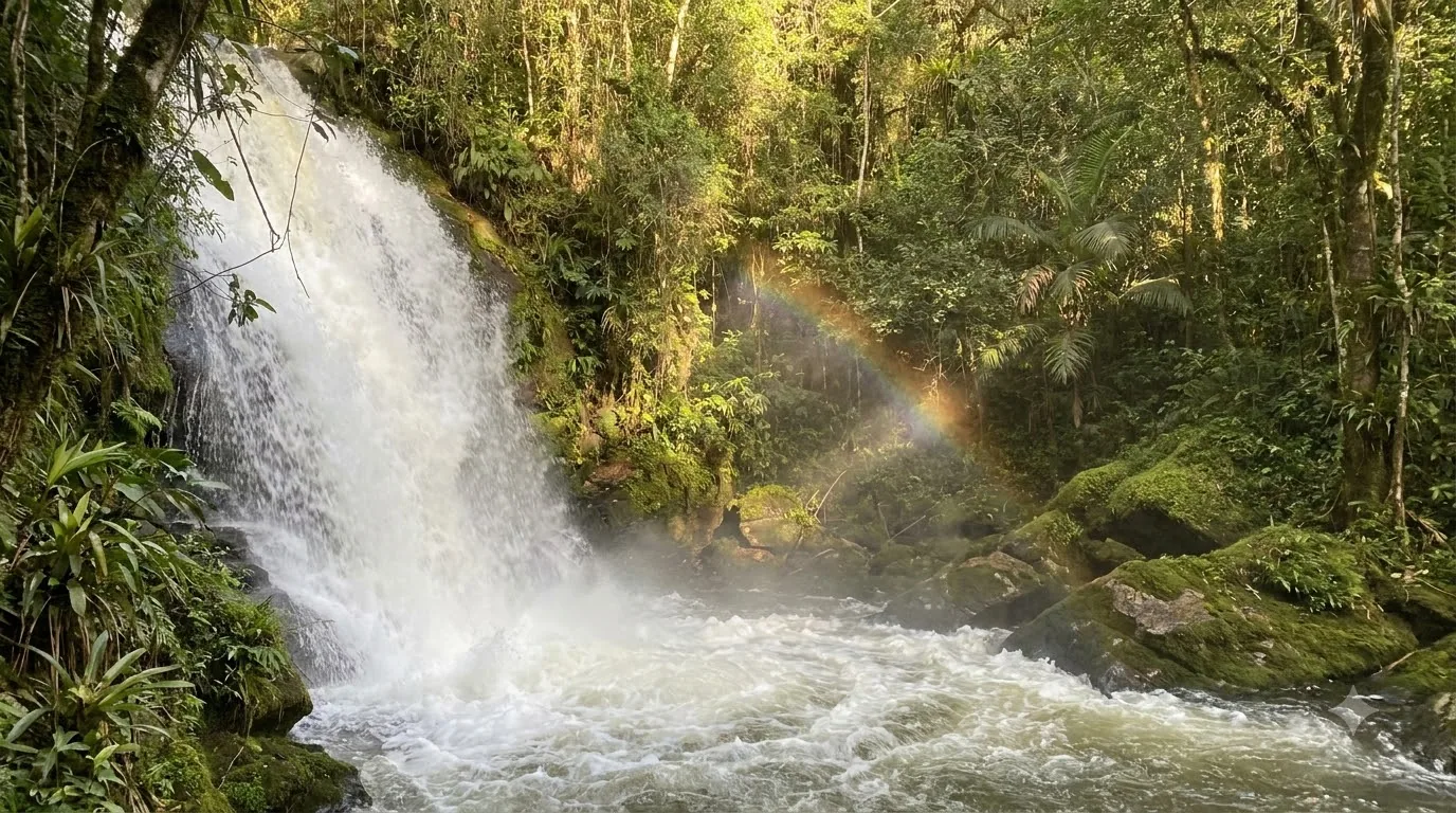 Santa Bárbara — cachoeira em Espirito Santo, Brasil