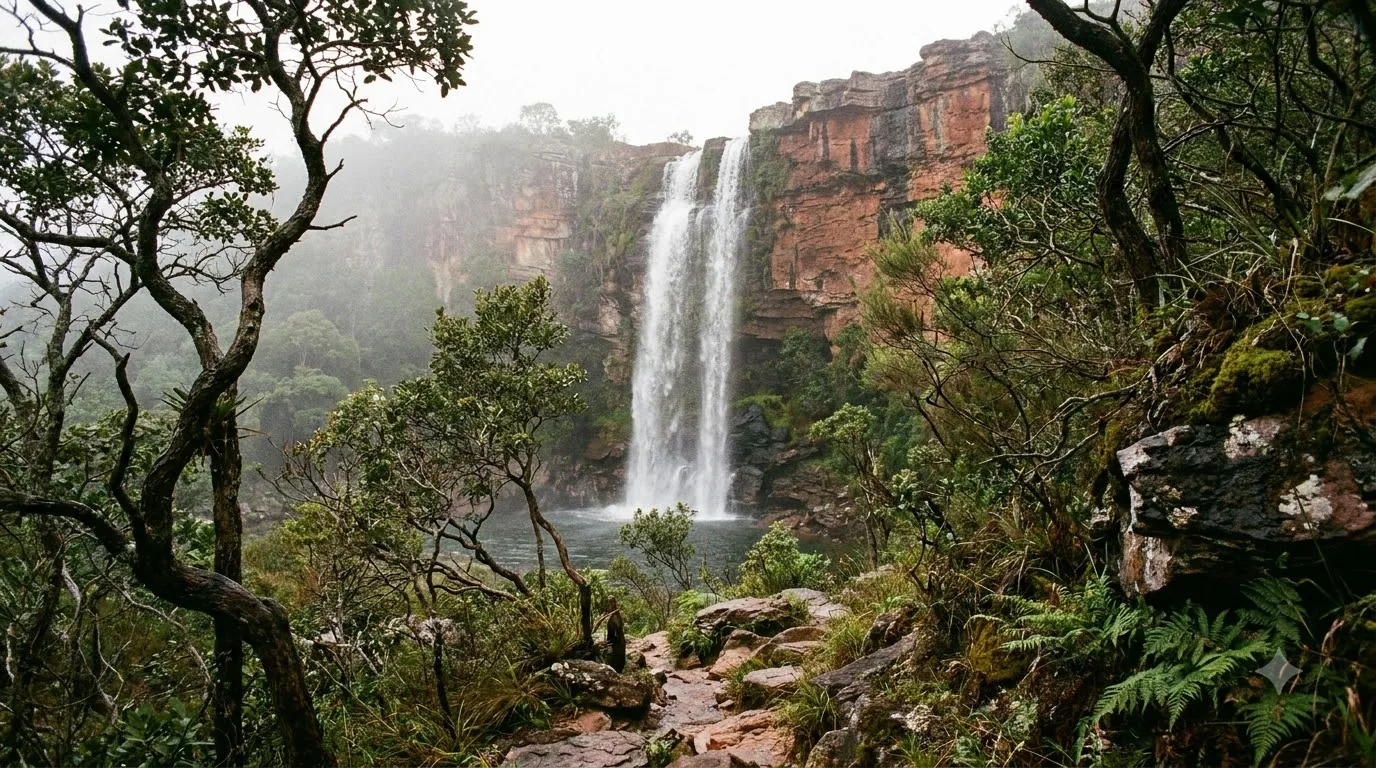 Toca da Onça — cachoeira em Goias, Brasil