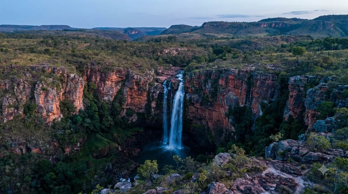Três Barras — cachoeira em Goias, Brasil